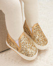 First Walker Sequin High Quality Moccasins Casual Comfortable Soft sole Flat Lazy Loafers baby toddler girl shoes Gold